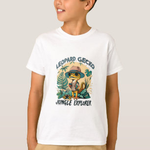 Leopard Gecko Oerwoud Explorer : Wild Adventure T-shirt