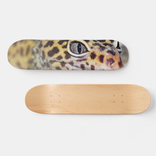leopard gecko persoonlijk skateboard (Horizontaal)