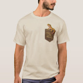 Leopard Gecko Pocket T-shirt Leuke hagedis reptiel (Voorkant)