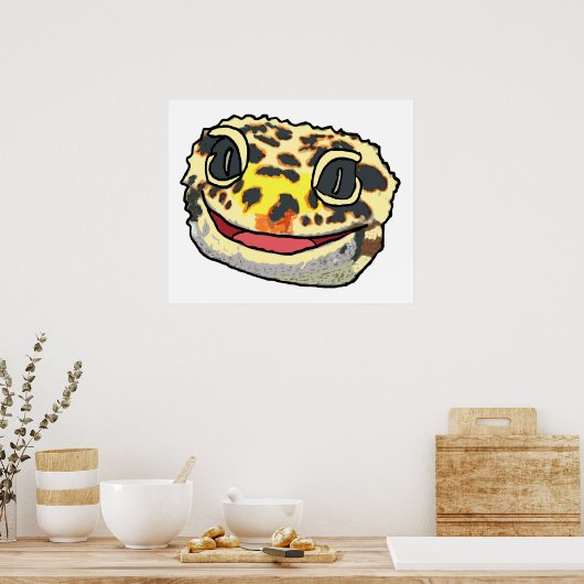Leopard Gecko Poster (Keuken)