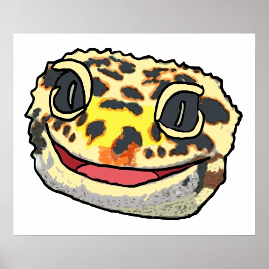 Leopard Gecko Poster (Voorkant)