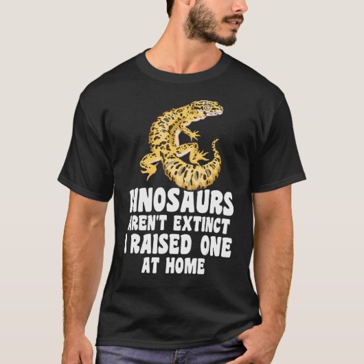 Leopard Gecko Reptile Cute Lizard Pet Gecko Keepe T-shirt (Voorkant)