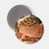 Leopard Gecko Smile Magnet (Voorkant / Achterkant)
