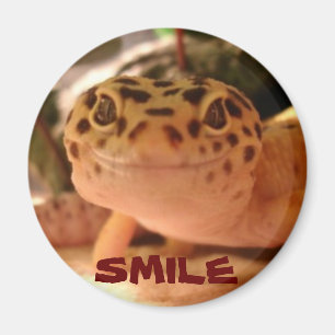 Leopard Gecko Smile Magnet
