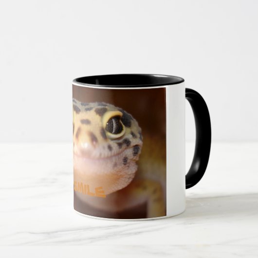 Leopard Gecko Smile Mok (Voorkant rechts)