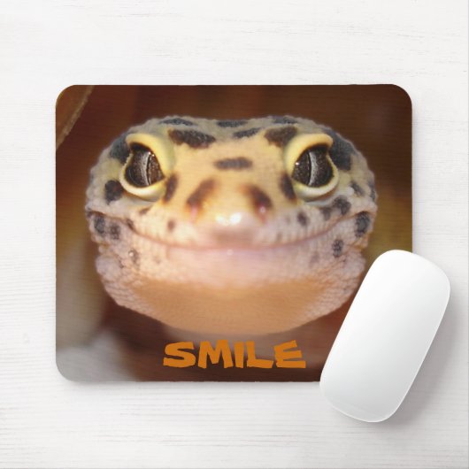 Leopard Gecko Smile Muismat (Met muis)