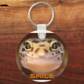 Leopard Gecko Smile Sleutelhanger (Voorkant)