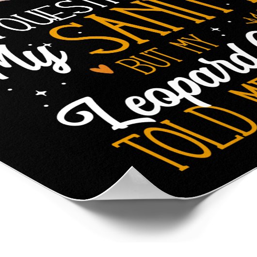 Leopard Gecko soms vraag ik mijn gezondheid Poster (Hoek)