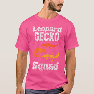 Leopard Gecko Squad Lizard Geckos Eigenaar Leopard T-shirt