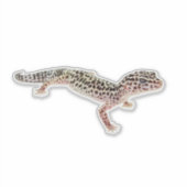 Leopard Gecko Sticker (Voorkant)