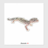 Leopard Gecko Sticker (Vel)