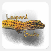 Leopard Gecko Sticker (Voorkant)