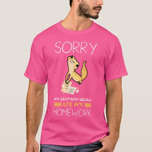 Leopard Gecko T-shirt (Voorkant)