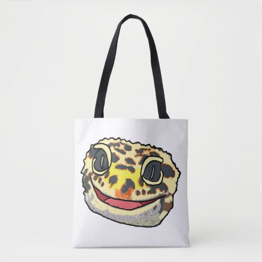 Leopard Gecko Tote Bag (Voorkant)
