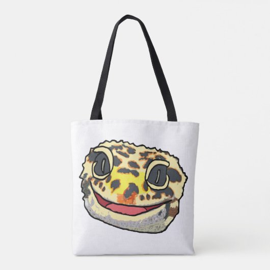 Leopard Gecko Tote Bag (Achterkant)