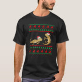 Leopard Gecko Ugly KerstSweater Funny Lizard T-shirt (Voorkant)