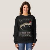 Leopard Gecko Ugly KerstSweater Trui (Voorkant volledig)