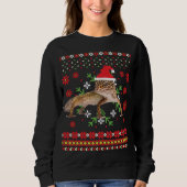 Leopard Gecko Ugly KerstSweater Trui (Voorkant)