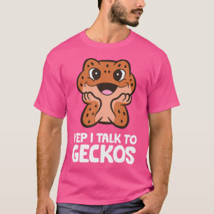 Leopard gekko eigenaar huisdier reptielen yep ik p t-shirt