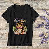Leopard gekko mam reptiel liefhebbers t-shirt