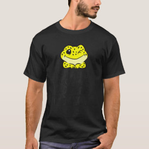 Leopard gekko reptiel gewoon een jongen die houdt  t-shirt
