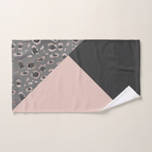 Leopard Geometric Glam #1 Bad Handdoek (Handdoek)