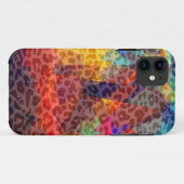 Leopard Geometric Pattern | Abstracte mozaïekkunst Case-Mate iPhone Case (Achterkant (horizontaal))