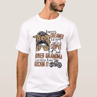 Leopard Gezegde Biker Moederdag Motorcycle Lover T-shirt