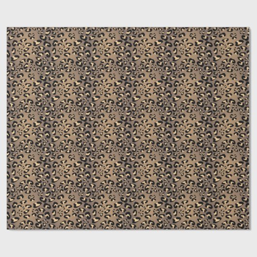 Leopard Gift Wrap Cadeaupapier (Vlak)
