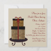 Leopard Gifts Leopard Vrijgezellenfeest Kaart (Achterkant)