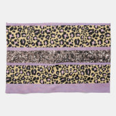 Leopard Glitter Stripes Glam 1 Theedoek (Horizontaal)