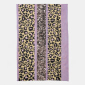 Leopard Glitter Stripes Glam 1 Theedoek (Verticaal)