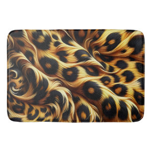Leopard Glow: Omarm Exotisch Comfort Badmat