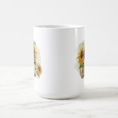 Leopard Gnome-zonnebloemen Koffiemok (Center)