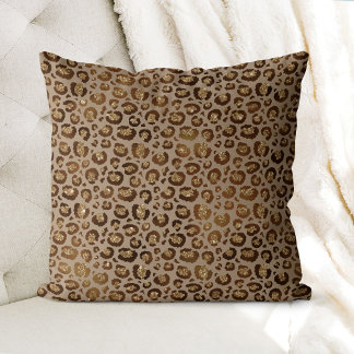 Leopard Gold Glitter Kussen