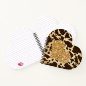 Leopard Gold Heart Notitieboek (Binnen)