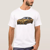 Leopard Gold Performance Coupe — BV-TLG T-shirt (Voorkant)