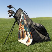 Leopard Golfhanddoek (Groen)