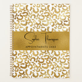 Leopard goud gouden nieuwjaar planner
