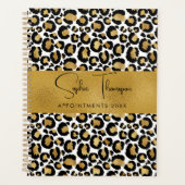 Leopard goud gouden nieuwjaar planner (Voorkant)