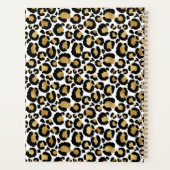 Leopard goud gouden nieuwjaar planner (Achterkant)