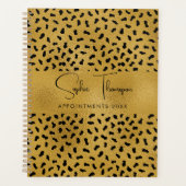 Leopard goud gouden nieuwjaar planner (Voorkant)