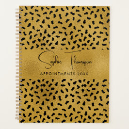 Leopard goud gouden nieuwjaar planner