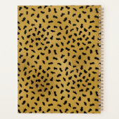 Leopard goud gouden nieuwjaar planner (Achterkant)