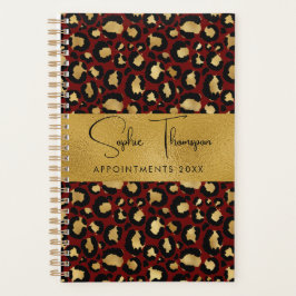 Leopard goud gouden nieuwjaar planner