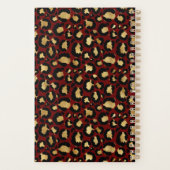 Leopard goud gouden nieuwjaar planner (Achterkant)