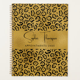 Leopard goud gouden nieuwjaar planner