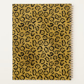Leopard goud gouden nieuwjaar planner (Achterkant)