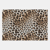 Leopard Goud Roze Glitter Inpakpapier Vel (Voorkant 3)