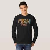 Leopard Graphic Prom Squad 2022 Senior Afstudeerde T-shirt (Voorkant volledig)
